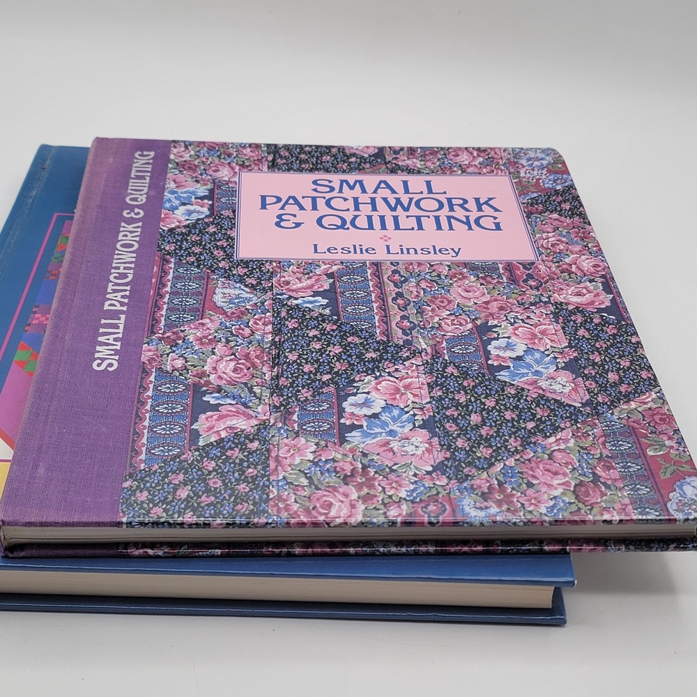 Leslie‎ Linsley Small Patchwork & Quilting Amish Quilt Patterns Hardcover Lot